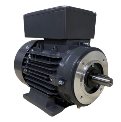 High-performance .75KW 1800RPM 80 Frame B14 115/230V single-phase electric motor, ideal for powering HVAC systems, pumps, and small machinery. This energy-efficient motor features a durable construction and easy installation. Perfect for residential and commercial applications. Meets global IEC standards offering great solution for overseas industrial equipment.
